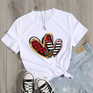 Women's Graphic Print Short Sleeve T-shirt