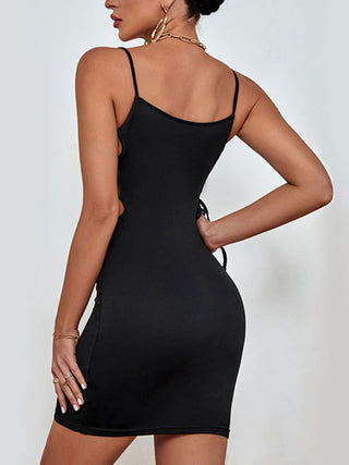 Women's Black Sleeveless Dress