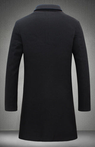 Men's Long Woolen Coat