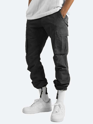 Men's Solid Color Relaxed Cargo Pants