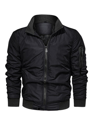 Men's Cotton Jacket Coat Simple Fashion Men's Cotton Clothes