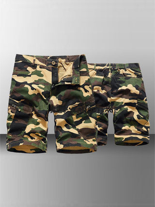 Men's Camouflage Print Cargo Shorts