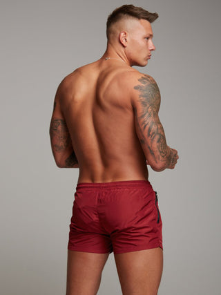 Men's Solid Color Swim Shorts