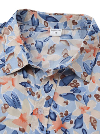 Women's Hawaiian Short Sleeve Floral Shirt