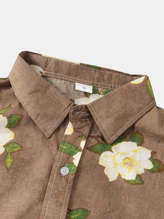 Men's Floral Short Sleeve Shirts Youth Men's Men's Shirts