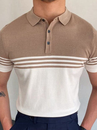 Men's Knitwear Short-sleeved Polo Shirt