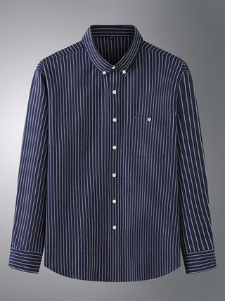 Plus Size Long Sleeve Striped for Men