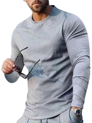 Round Neck Two-Piece Casual Sports Suit for Men