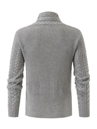 Men's casual pullover warm long sleeve sweater