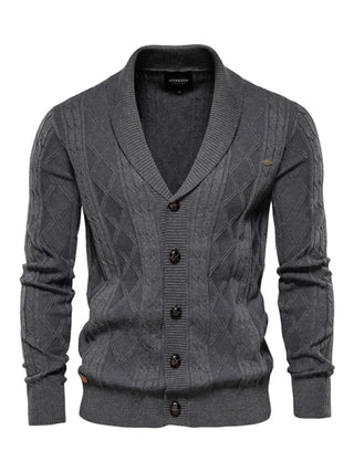 Men's casual pullover warm long sleeve sweater