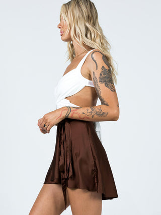 Women's High Waist Wrapped Skirt