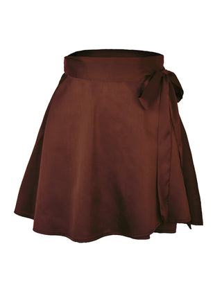 Women's High Waist Wrapped Skirt