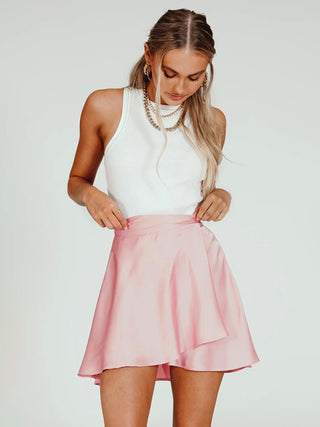 Women's High Waist Wrapped Skirt