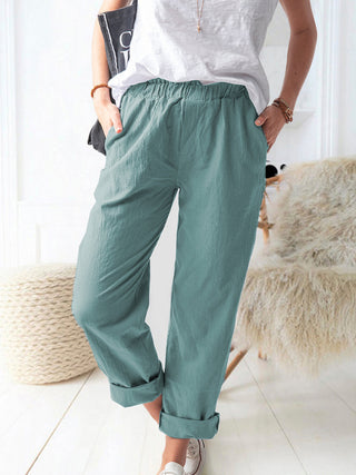 High-Waist Casual Trousers for Women