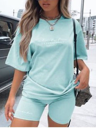 Women's Sport T-shirt Two-piece Suit