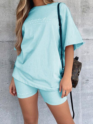 Women's Sport T-shirt Two-piece Suit