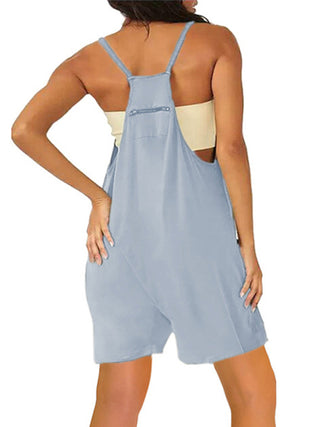 Women's Zipper Overall Dress