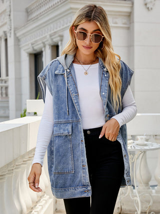 Women's Trendy Denim Sleeveless Vest