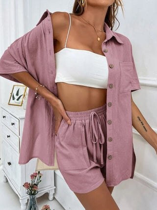 Matching Shirt and Shorts Set for Women