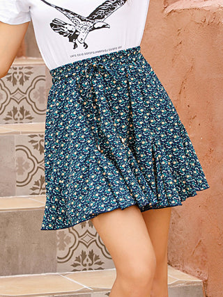 Women's Printed Short Skirt