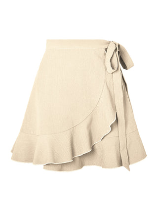 High Waist Ruffle Skirt for Women