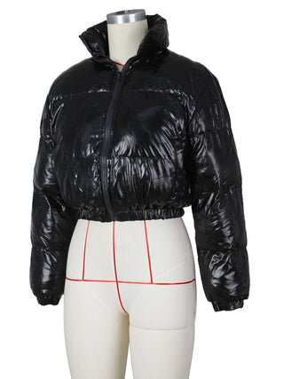 Glossy Short Coat for Women