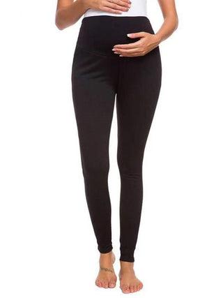 Women's Pull-on Styling With High Waistband Pont?knit Skinny Maternity Pants