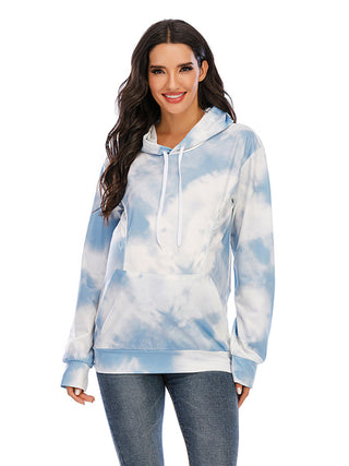 Women's Tie Dye Maternity Hoodies