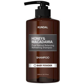 KUNDAL HONEY and MACADAMIA Natural Shampoo Baby Powder 1058mlKundal Honey and Macadamia Natural Shampoo Baby Powder 1058ml