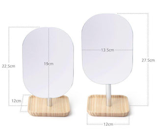 [miro line] Wood Tray Stand Mirror ST-311