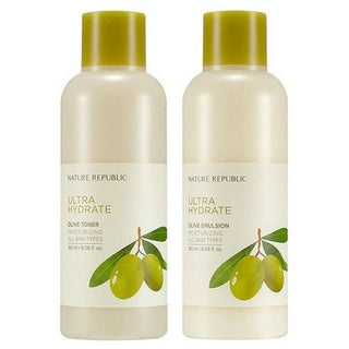 [NATURE REPUBLIC] Ultra Hydrate OLIVE Toner 180ml & Emulsion 180ml SET