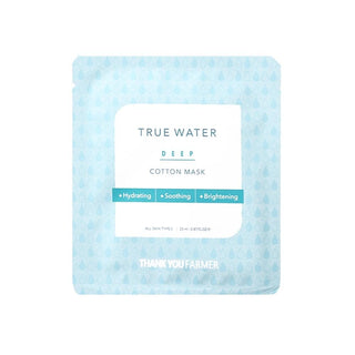 [THANK YOU FARMER] True Water Deep Cotton Mask 25ml X 1ea