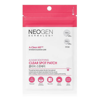 Neogen A-clear Aid Soothing Spot Patch, 24 Count 1 Pack