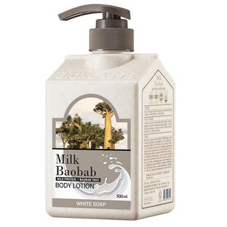 Bioklasse Milk Baobab Body Lotion 500ml White Soap