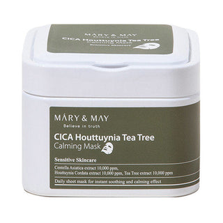 Mary and May Cica Houttuynia Tea Tree Calming Mask Sheets 30 Sheets