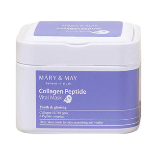 Mary and May Collagen Peptide Vital Mask Sheets 30 Sheets