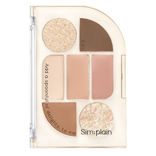 Peripera Simplain Eye Palette 1.5gx1.17gx2.18g x 4 2 Colors