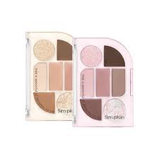 Peripera Simplain Eye Palette 1.5gx1.17gx2.18g x 4 2 Colors