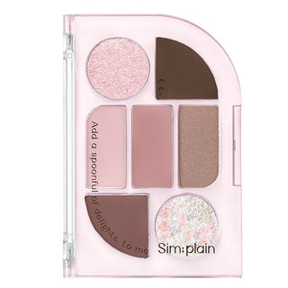 Peripera Simplain Eye Palette 1.5gx1.17gx2.18g x 4 2 Colors