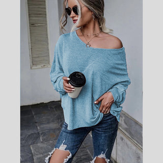 Women's Back Drop Shoulder Loose T-shirt