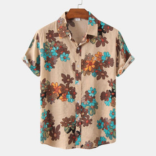 Men's Floral Short Sleeve Shirts Youth Men's Men's Shirts